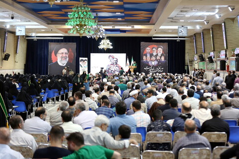 تصاویر/ نخستین سالروز عروج آسمانی رئیس‌جمهور مردمی