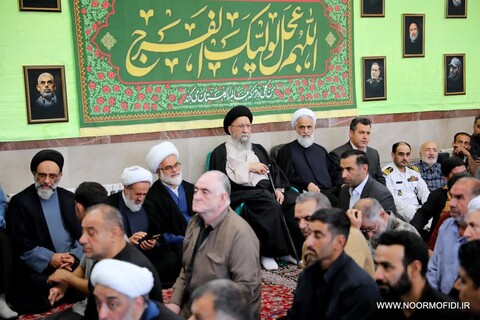 تصاویر/ مراسم پر فیض دعای ندبه اجتماع قلوب مردم گرگان و بزرگداشت شهید رئیسی و شهدای خدمت