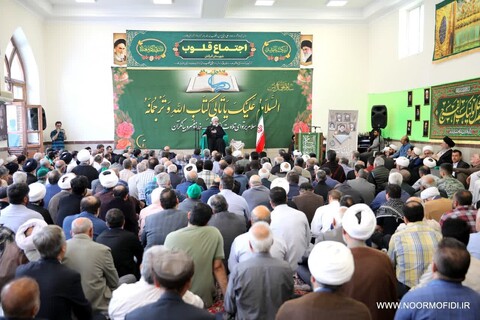 تصاویر/ مراسم پر فیض دعای ندبه اجتماع قلوب مردم گرگان و بزرگداشت شهید رئیسی و شهدای خدمت