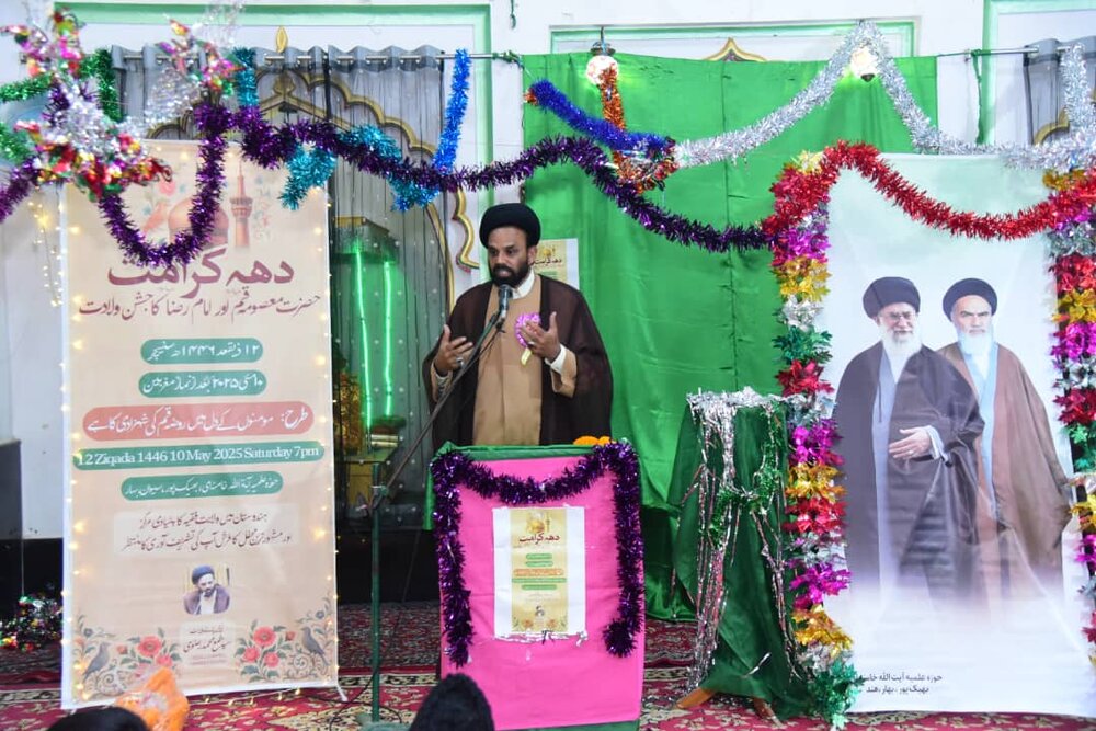 حضرت فاطمہ معصومہ (س) کا مزار حضرت زہرا (س) کی گمشدہ قبر کی تجلی گاہ ہے: مولانا سید شمع محمد رضوی