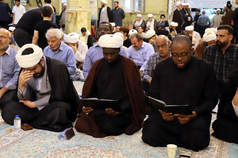 تصاویر/ مراسم بزرگداشت مرحوم حجت‌الاسلام نقده‌دوزان در قم