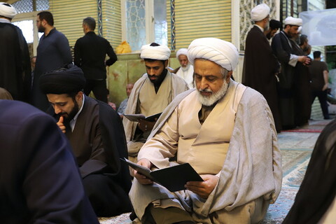 تصاویر/ مراسم بزرگداشت مرحوم حجت‌الاسلام نقده‌دوزان در قم