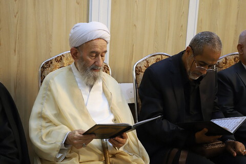 تصاویر/ مراسم بزرگداشت مرحوم حجت‌الاسلام نقده‌دوزان در قم