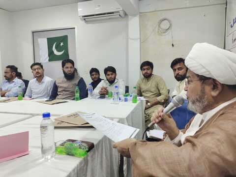 جعفریہ اسٹوڈنٹس کے زیرِ اہتمام آل پارٹیز کانفرنس؛ علامہ شبیر میثمی کی شرکت