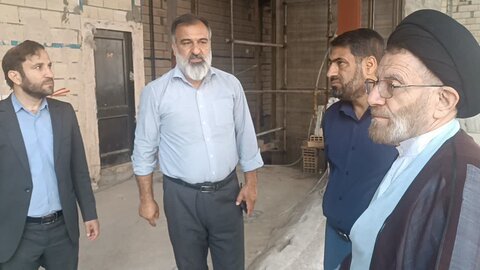 بازدید نماینده ولی فقیه و فرمانده سپاه حضرت ابوالفضل(ع) لرستان از روند میزان پیشرفت طرح زائرسرای مشهد مقدس