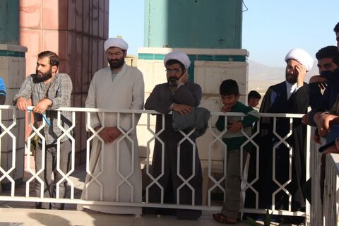 تصاویر / پیاده روی کارکنان حوزه علمیه استان قزوین با حضور امام جمعه استان قزوین