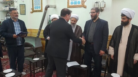 تصاویر/  مراسم دیدار اعضای قرارگاه پشتیبانی از مساجد شهرستان اهر