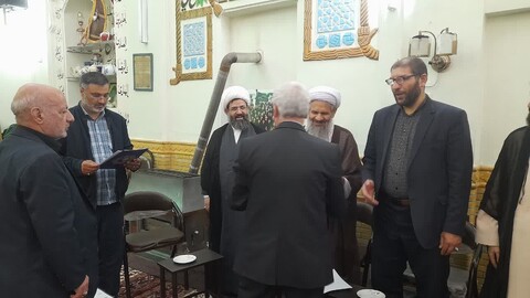 تصاویر/  مراسم دیدار اعضای قرارگاه پشتیبانی از مساجد شهرستان اهر