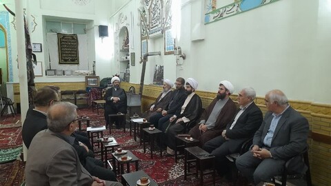 تصاویر/  مراسم دیدار اعضای قرارگاه پشتیبانی از مساجد شهرستان اهر