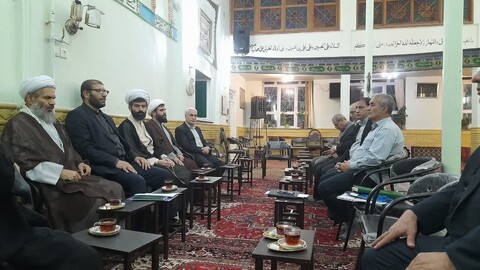 تصاویر/  مراسم دیدار اعضای قرارگاه پشتیبانی از مساجد شهرستان اهر