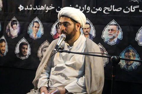 تصاویر/ هیئت هفتگی حوزه علمیه صاحب الزمان (عج)مرند