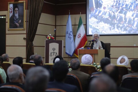 مراسم تودیع و معارفه دادستان عمومی و انقلاب اسلامی مرکز استان خراسان جنوبی