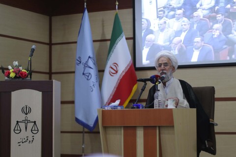 مراسم تودیع و معارفه دادستان عمومی و انقلاب اسلامی مرکز استان خراسان جنوبی