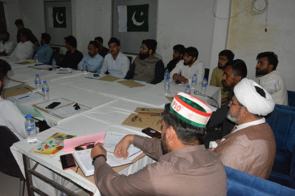 جعفریہ اسٹوڈنٹس کے زیرِ اہتمام آل پارٹیز کانفرنس؛ علامہ شبیر میثمی کی شرکت