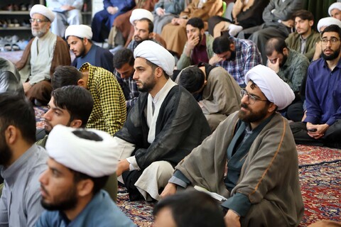 تصاویر / درس اخلاق ویژه طلاب حوزه علمیه همدان