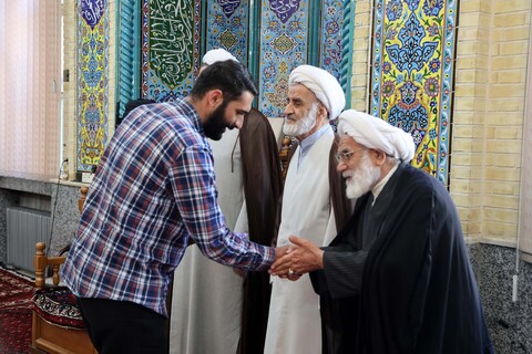 تصاویر / تقدیر از طلاب برتر مدرسه علمیه آیت الله آخوند(ره)