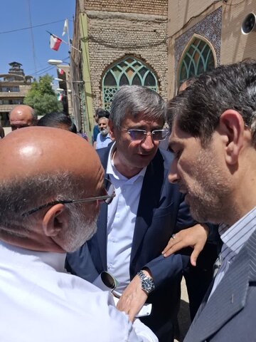 تصاویر مراسم اولین سالگرد شهادت رئیس جمهور شهید و شهدای خدمت در مصلای الغدیر خرم‌آباد