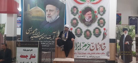 تصاویر/ مراسم اولین سالگرد شهادت آیت‌الله رئیسی در مسجد جامع دندی