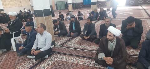 تصاویر/ مراسم اولین سالگرد شهادت آیت‌الله رئیسی در مسجد جامع دندی