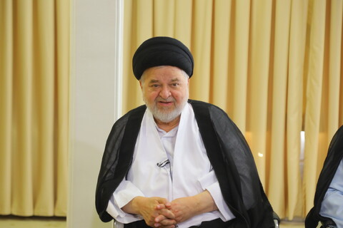 تصاویر / دیدار نماینده تام الاختیار آیت الله العظمی سیستانی در ایران با آیت الله العظمی جوادی آملی