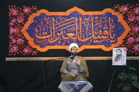 تصاویر/ مراسم هیئت هفتگی مدرسه علمیه امام صادق (ع) نقده