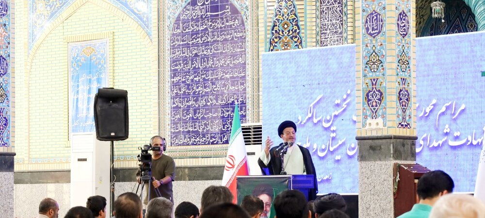 مراسم شهید رییسی در زاهدان