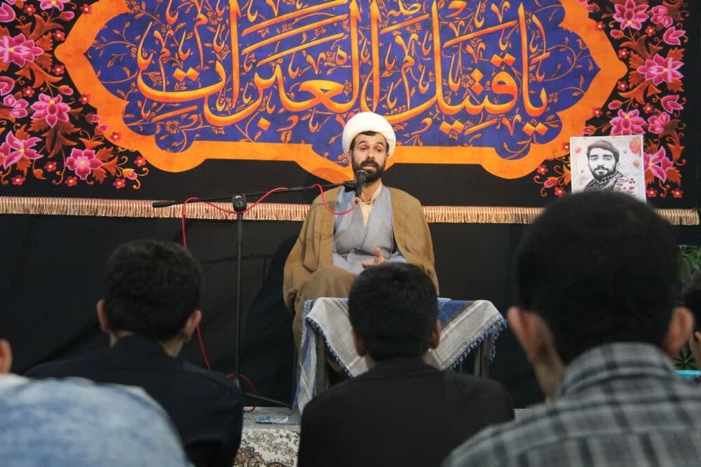 تصاویر/ مراسم هیئت هفتگی مدرسه علمیه امام صادق (ع) نقده