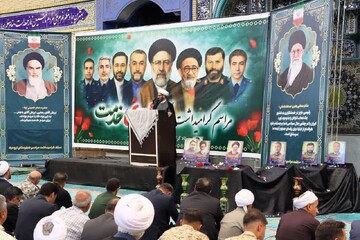 تصاویر/ مراسم بزرگداشت اولین سالگرد شهادت شهدای خدمت در ارومیه