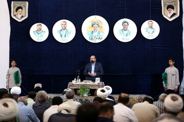 تصاویر/ مراسم گرامیداشت شهدای خدمت و شهید جمهور