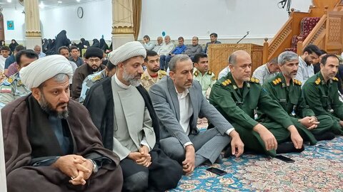 تصاویر/ اولین سالگرد شهدای خدمت در بندر ریگ