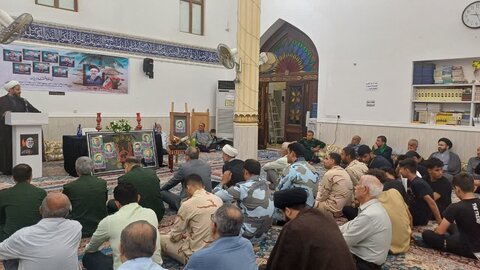 تصاویر/ اولین سالگرد شهدای خدمت در بندر ریگ