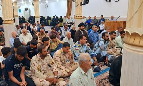 تصاویر/ اولین سالگرد شهدای خدمت در بندر ریگ