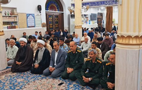 تصاویر/ اولین سالگرد شهدای خدمت در بندر ریگ