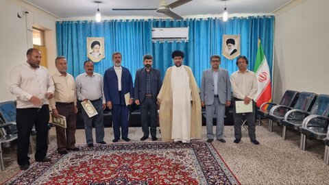 تصاویر/ دیدار کارکنان فنی و حرفه ای با امام جمعه گناوه