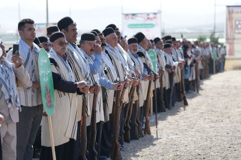 تصاویر رزمایش بزرگ بسیج عشایری کشور با عنوان میثاق  با ولایت در لرستان