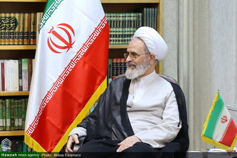 Photos/ Rencontre du président du Conseil indien des oulémas avec l'ayatollah A'rafi