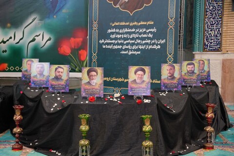 تصاویر/ مراسم بزرگداشت اولین سالگرد شهادت شهدای خدمت در ارومیه