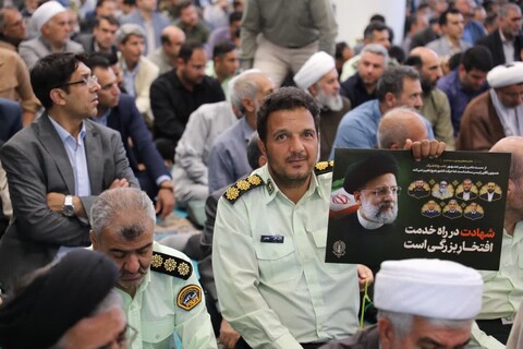 تصاویر/ مراسم بزرگداشت اولین سالگرد شهادت شهدای خدمت در ارومیه