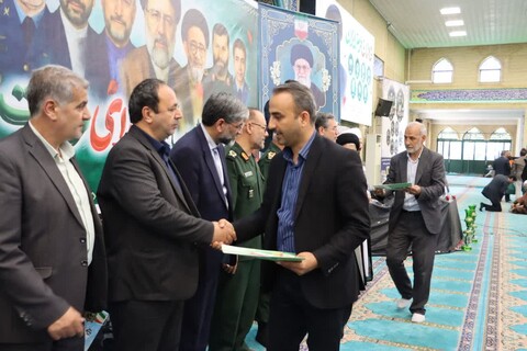 تصاویر/ مراسم بزرگداشت اولین سالگرد شهادت شهدای خدمت در ارومیه