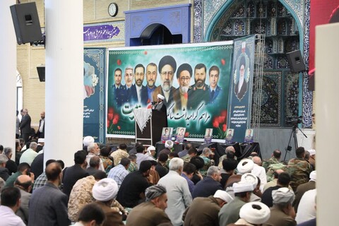 تصاویر/ مراسم بزرگداشت اولین سالگرد شهادت شهدای خدمت در ارومیه