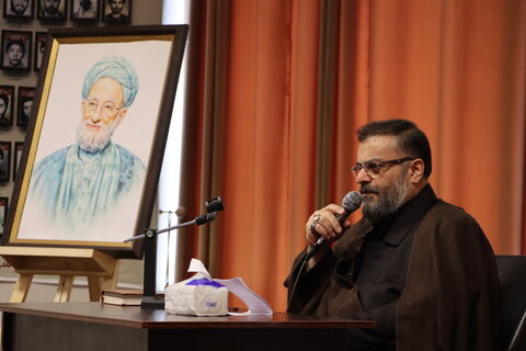 مراسم اولین سالگرد شهادت آیت الله رئیسی در مدرسه عالی شهید مطهری