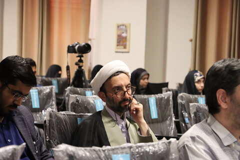 مراسم اولین سالگرد شهادت آیت الله رئیسی در مدرسه عالی شهید مطهری