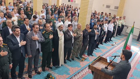 تصاویر مراسم سالگرد شهید رئیسی و همراهانش در مسجد صاحب الزمان(عج) کوهدشت