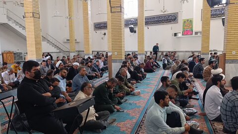 تصاویر مراسم سالگرد شهید رئیسی و همراهانش در مسجد صاحب الزمان(عج) کوهدشت