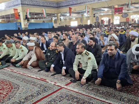 تصاویر/ برگزاری مراسم بزرگداشت شهدای خدمت در شهرستان بهارستان