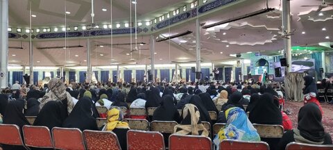 تصاویر/حضور طلاب موسسه آموزش عالی ریحانة النبی (ی)اراک در مراسم سالگرد شهدای خدمت