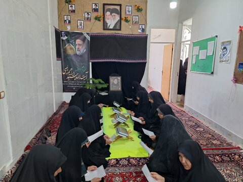 تصاویر/برگزاری مراسم ختم‌ قرآن  به مناسبت شهادت شهدای خدمت در آستانه