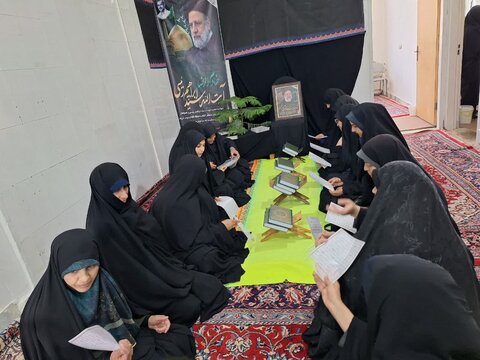 تصاویر/برگزاری مراسم ختم‌ قرآن  به مناسبت شهادت شهدای خدمت در آستانه