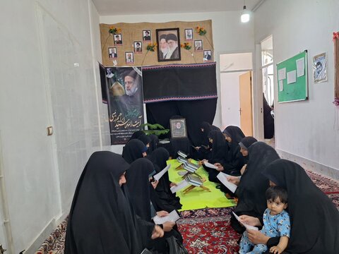 تصاویر/برگزاری مراسم ختم‌ قرآن  به مناسبت شهادت شهدای خدمت در آستانه