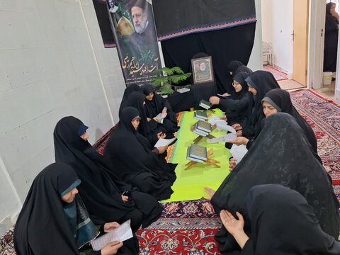 تصاویر/برگزاری مراسم ختم‌ قرآن  به مناسبت شهادت شهدای خدمت در آستانه